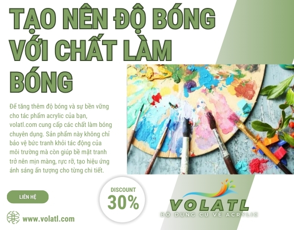 Giới Thiệu BỘ DỤNG CỤ VẼ ACRYLIC VOLATL