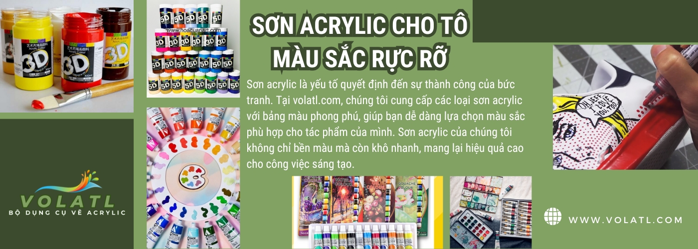 image đăng ký ngay Bộ dụng cụ vẽ acrylic volatl